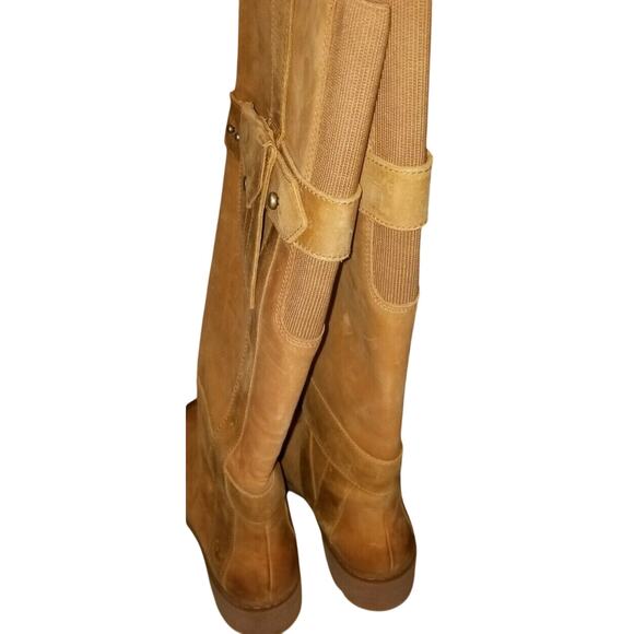 NEW TIMBERLAND Graceyn Tall Waterproof Knee High Boots WHEAT Size 8 M - Picture 5 of 6